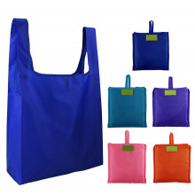 Durable Ripstop Nylon Lightweight Foldable Customize Logo Function Tote Handle Shopping Bag